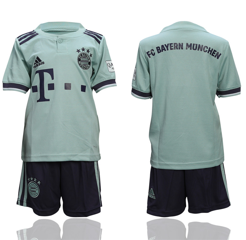 2018 19 Bayern Munich Away Youth Soccer Jersey