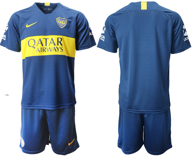 2018 19 Boca Juniors Home Soccer Jersey