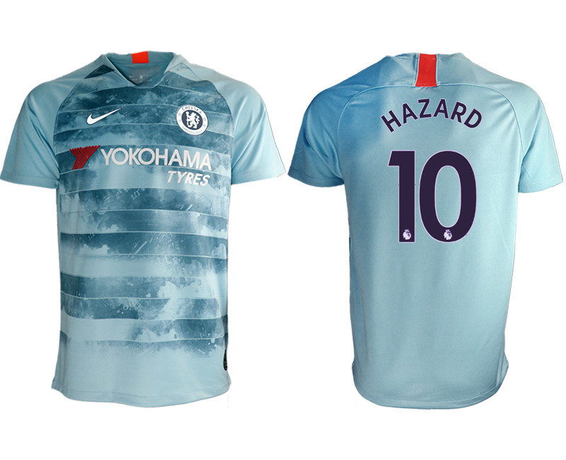 2018 19 Chelsea 10 HAZARD Third Away Thailand Soccer Jersey