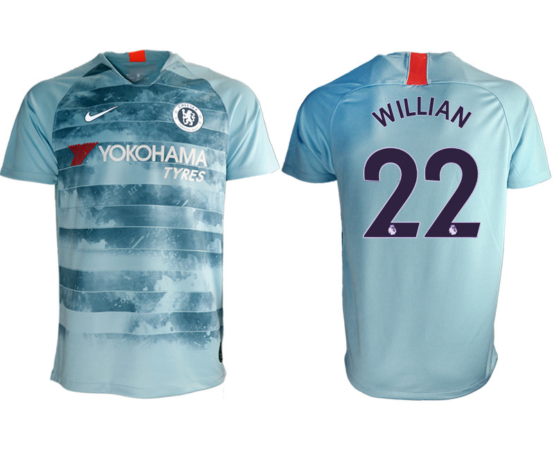 2018 19 Chelsea 22 WILLIAN Third Away Thailand Soccer Jersey