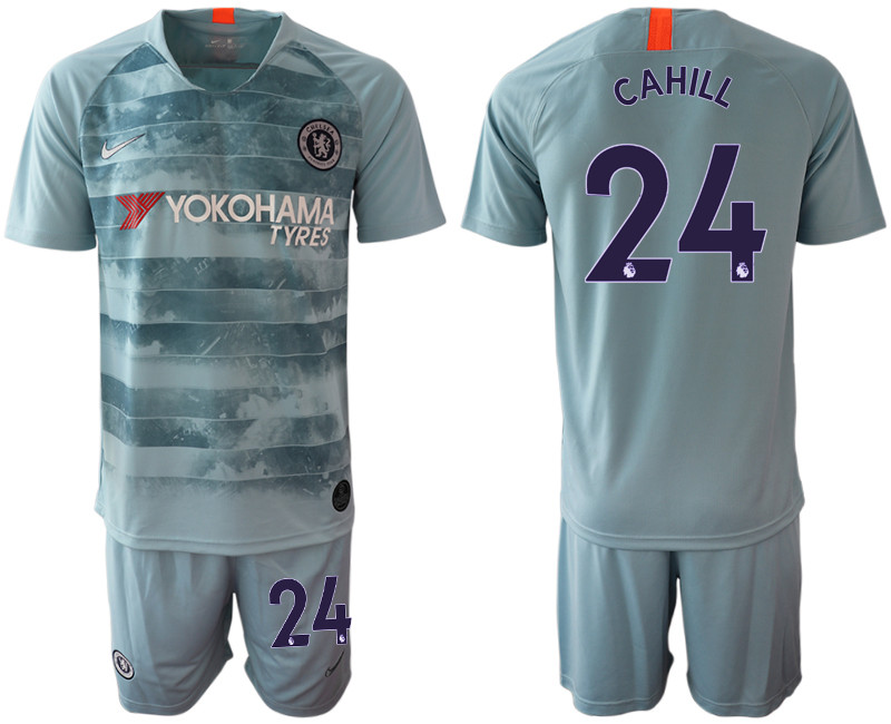 2018 19 Chelsea 24 CAHILL Third Away Soccer Jersey