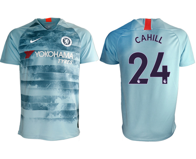 2018 19 Chelsea 24 CAHILL Third Away Thailand Soccer Jersey