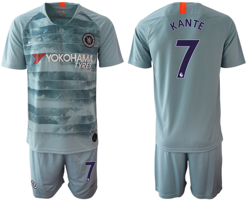 2018 19 Chelsea 7 KANTE Third Away Soccer Jersey