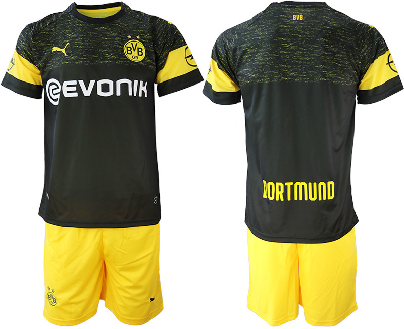 2018 19 Dortmund Away Soccer Jersey