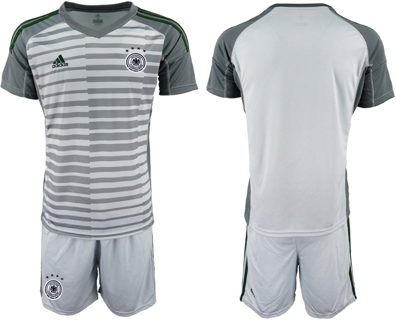 2018 19 Germany Gray Goalkeeper Soccer Jersey