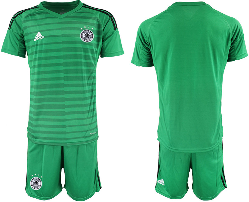 2018 19 Germany Green Goalkeeper Soccer Jersey