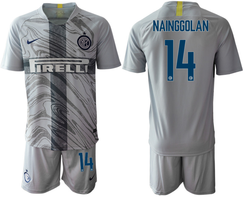 2018 19 Inter Milan 14 NAINGGOLAN Third Away Soccer Jersey