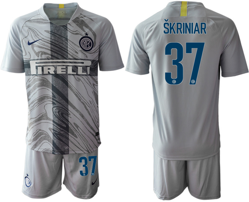 2018 19 Inter Milan 37 SKRINIAR Third Away Soccer Jersey