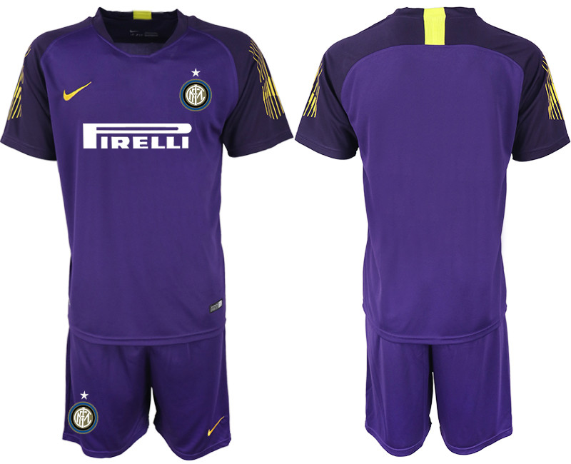 2018 19 Inter Milan Purple Goalkeeper Soccer Jersey