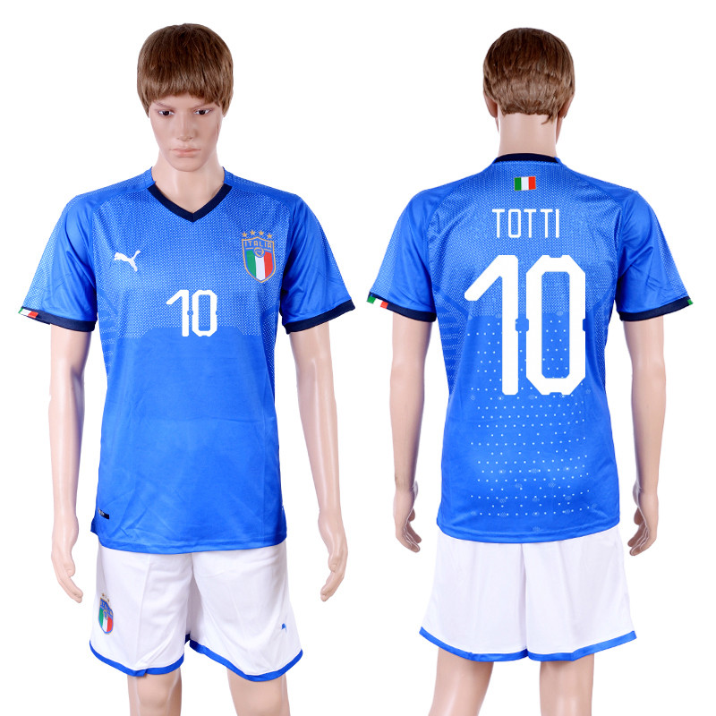 2018 19 Italy 10 TOTTI Home Soccer Jersey
