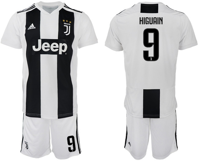 2018 19 Juventus  HIGUAIN Home Soccer Jersey