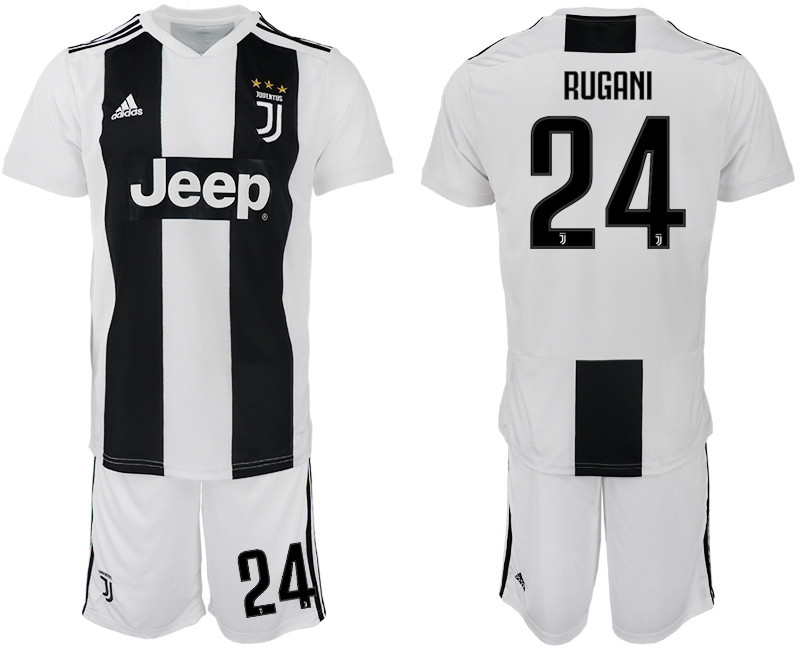 2018 19 Juventus FC 24 RUGANI Home Soccer Jersey