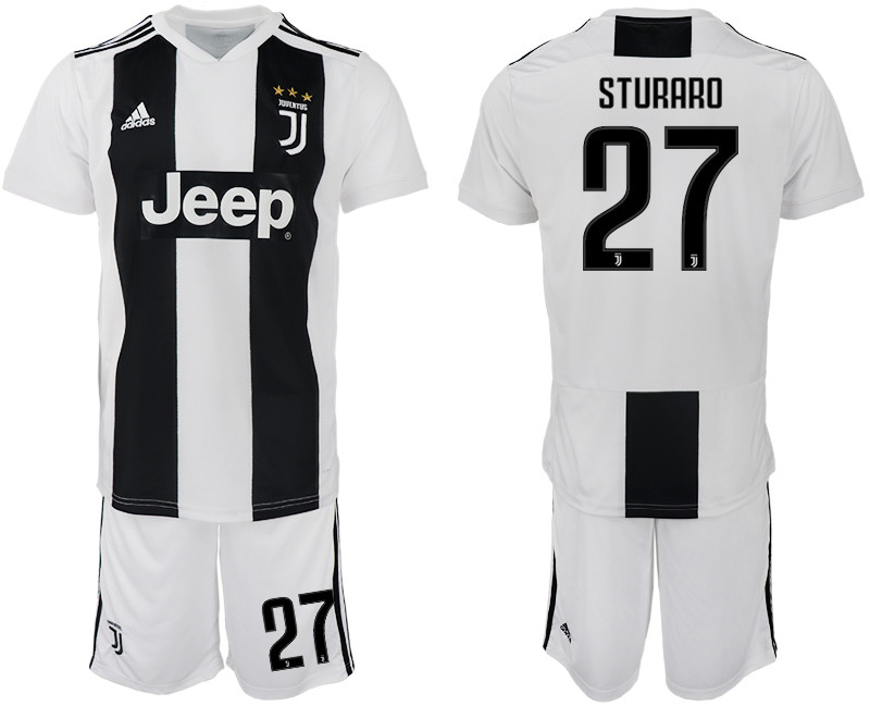 2018 19 Juventus FC 27 STURARO Home Soccer Jersey