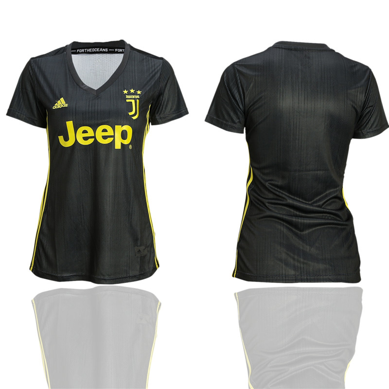 2018 19 Juventus Third Away Women Soccer Jersey