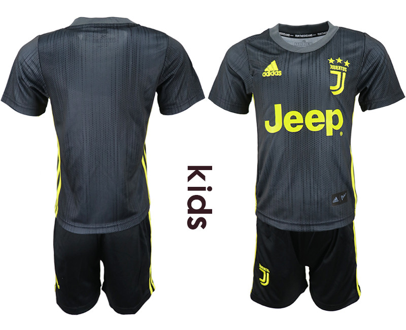 2018 19 Juventus Third Away Youth Soccer Jersey