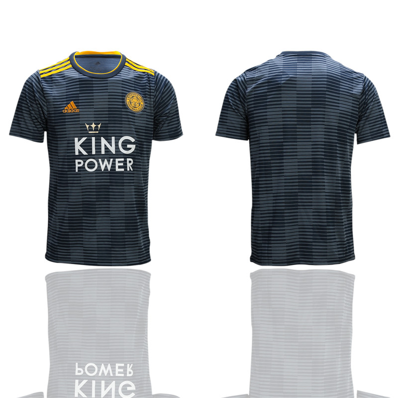 2018 19 Leicester City Away Thailand Soccer Jersey
