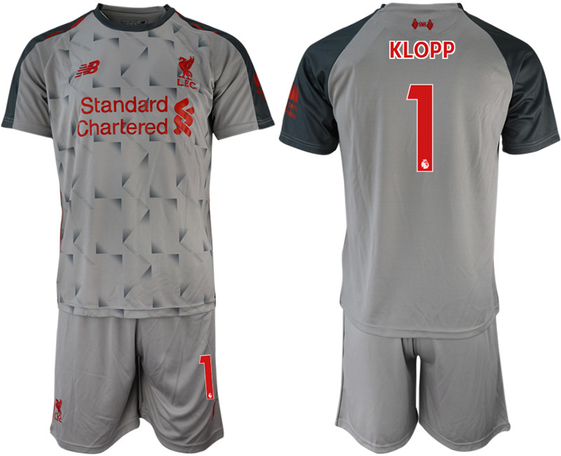 2018 19 Liverpool 1 KLOPP Third Away Soccer Jersey