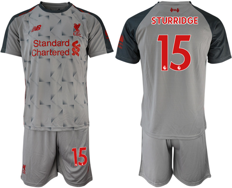 2018 19 Liverpool 15 STURRIDGE Third Away Soccer Jersey