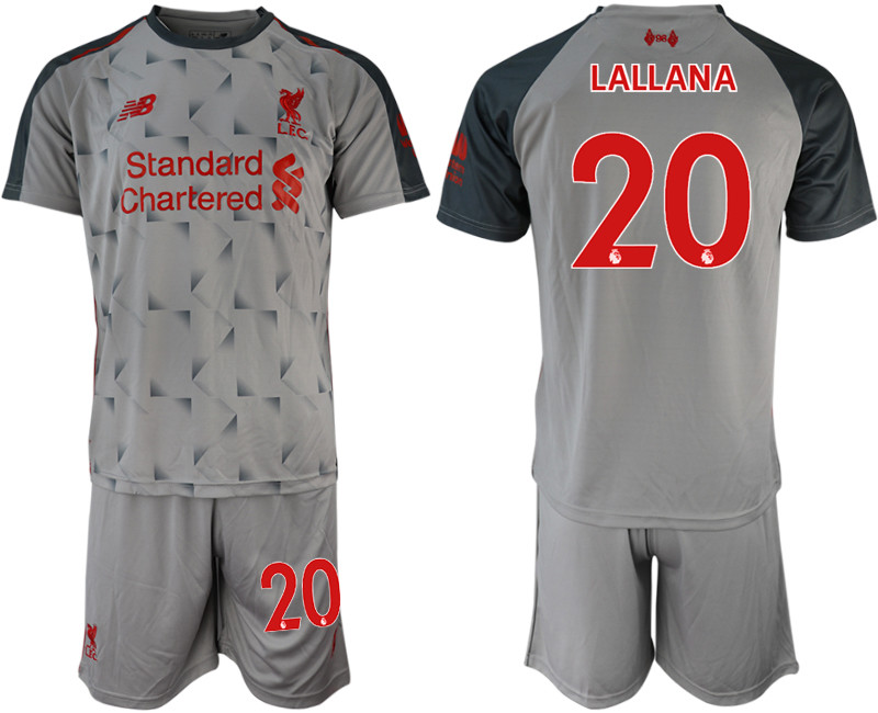 2018 19 Liverpool 20 LALLANA Third Away Soccer Jersey