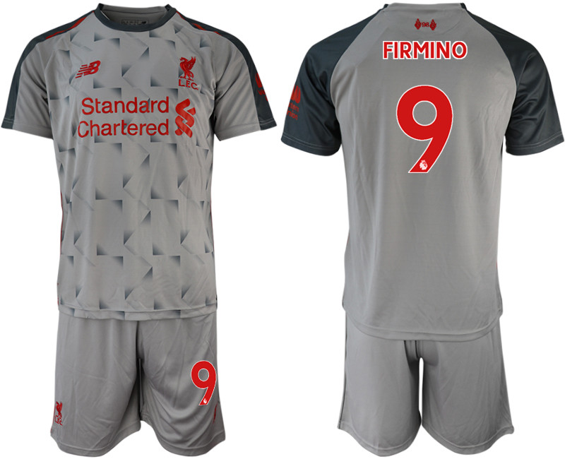 2018 19 Liverpool 9 FIRMINO Third Away Soccer Jersey