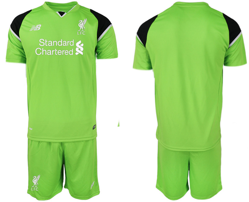 2018 19 Liverpool Green Goalkeeper Soccer Jersey