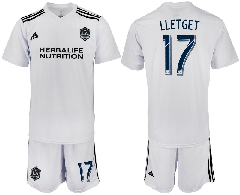 2018 19 Los Angeles Galaxy 17 LLETGET White Training Soccer Jersey