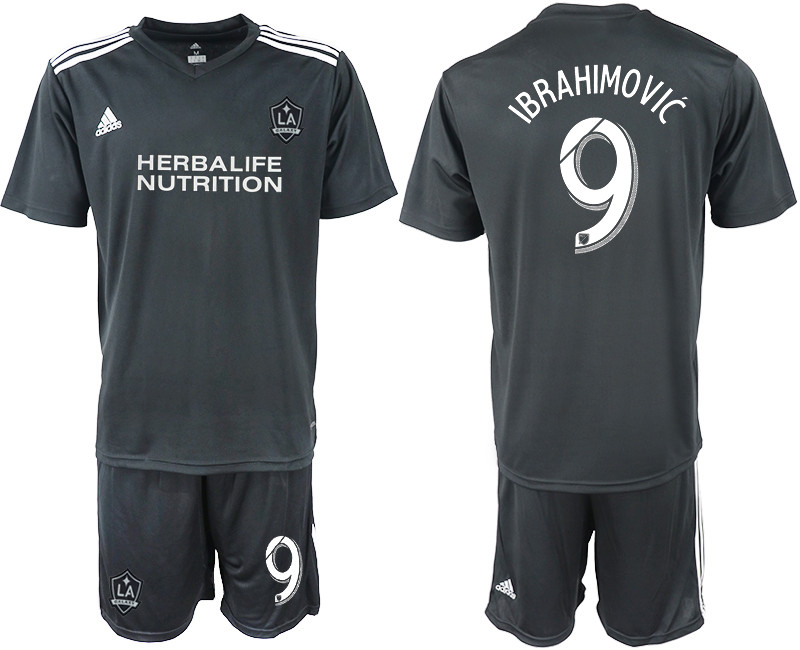 2018 19 Los Angeles Galaxy 9 IBRAHIMOVIC Black Training Soccer Jersey