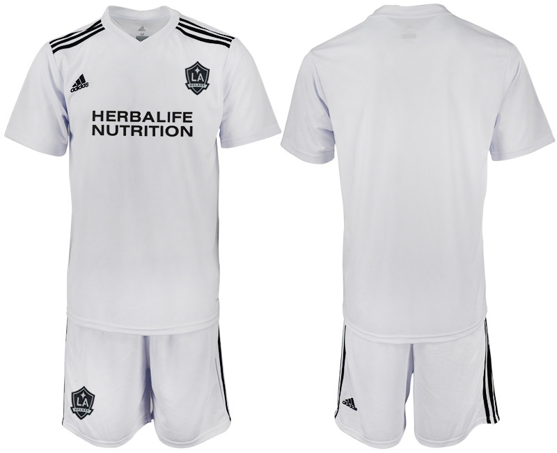 2018 19 Los Angeles Galaxy White Training Soccer Jersey