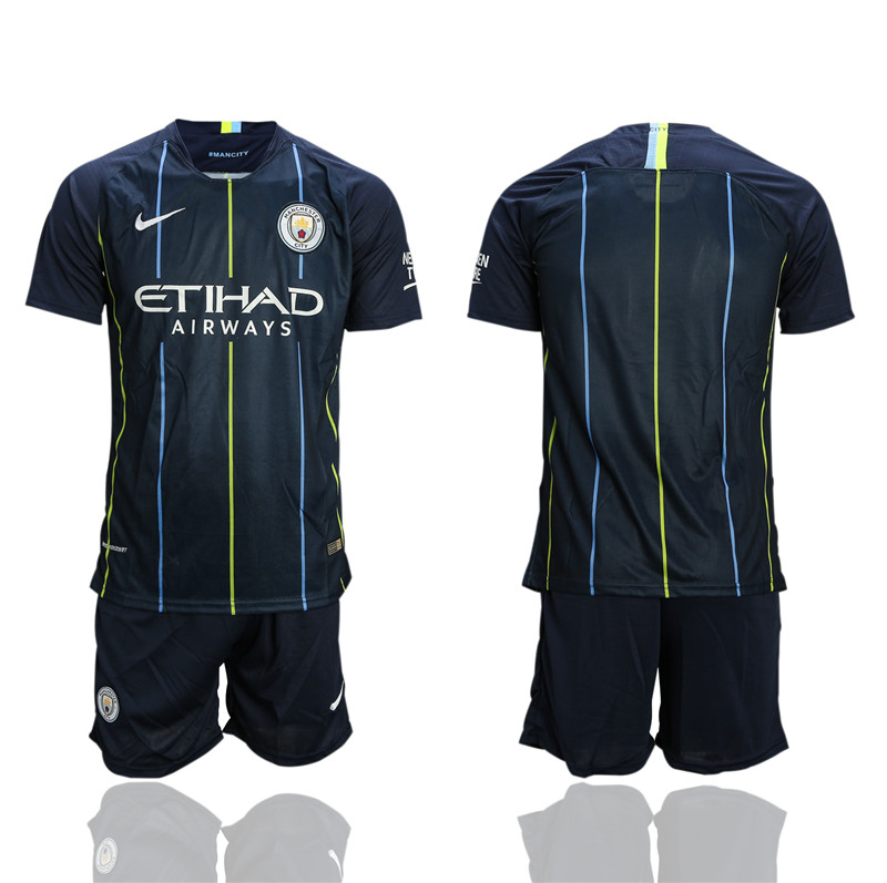 2018 19 Manchester City Away Soccer Jersey