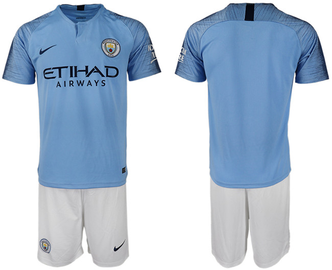 2018 19 Manchester City Home Soccer Jersey