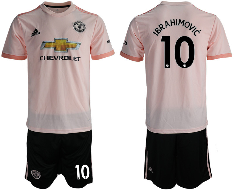 2018 19 Manchester United 10 IBRAHIMOVIC Away Soccer Jersey