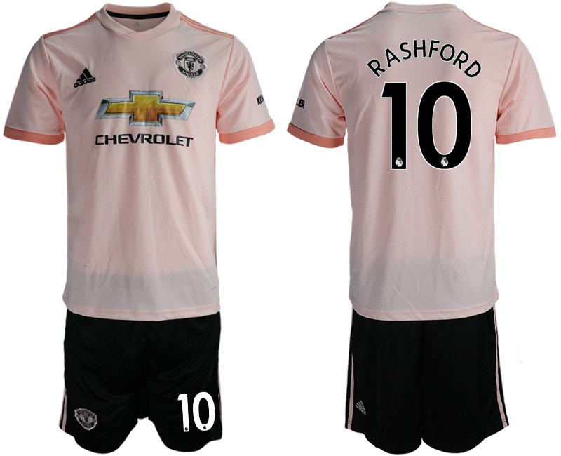 2018 19 Manchester United 10 RASHFORD Away Soccer Jersey