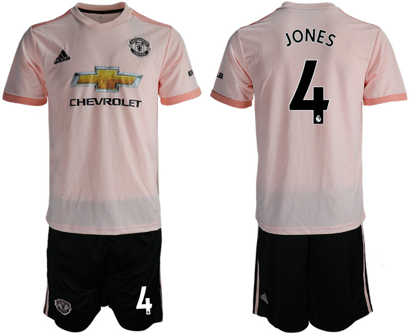 2018 19 Manchester United 4 JONES Away Soccer Jersey