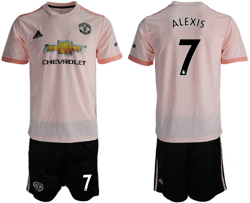 2018 19 Manchester United 7 ALEXIS Away Soccer Jersey