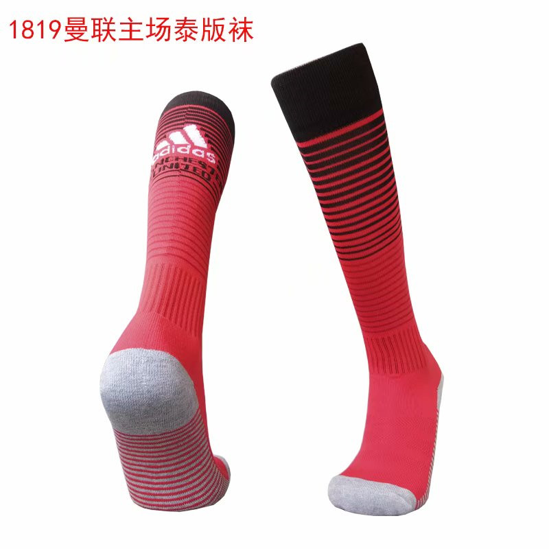 2018 19 Manchester United Home Soccer Socks