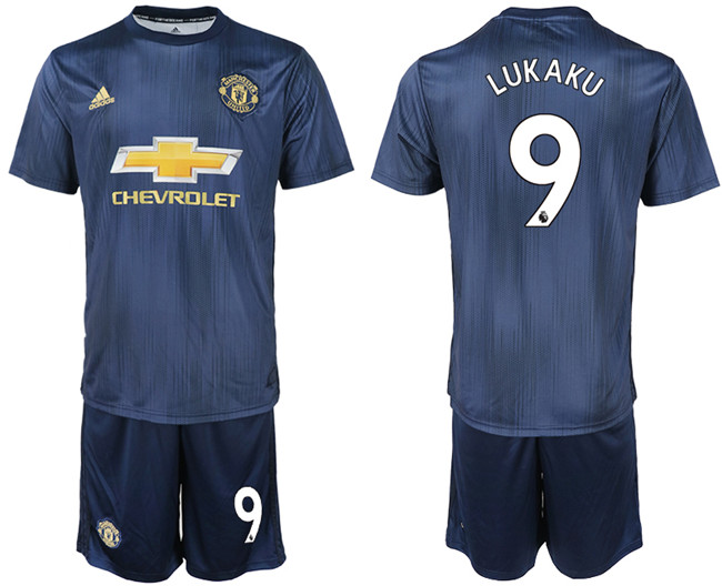 2018 19 Manchester United LUKAKU Third Away Soccer Jersey