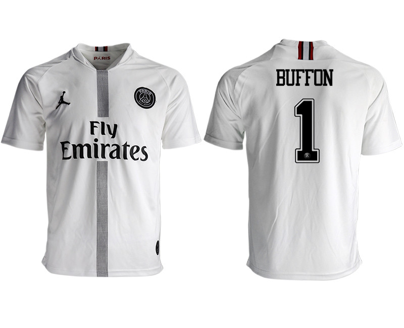 2018 19 Paris Saint Germain 1 BUFFON Away Thailand Soccer Jersey