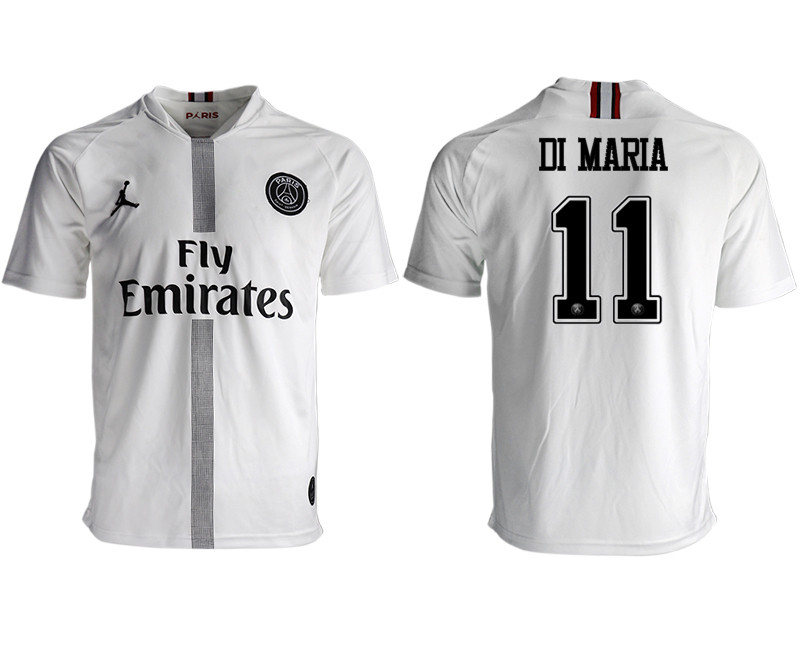 2018 19 Paris Saint Germain 11 DI MARIA Away Thailand Soccer Jersey