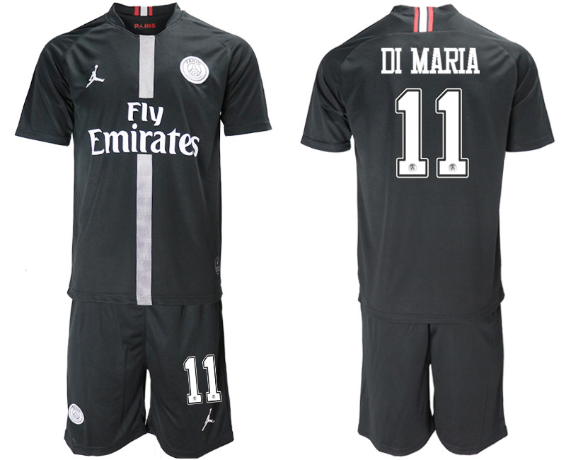 2018 19 Paris Saint Germain 11 DI MARIA Home Jordan Goalkeeper Soccer Jersey