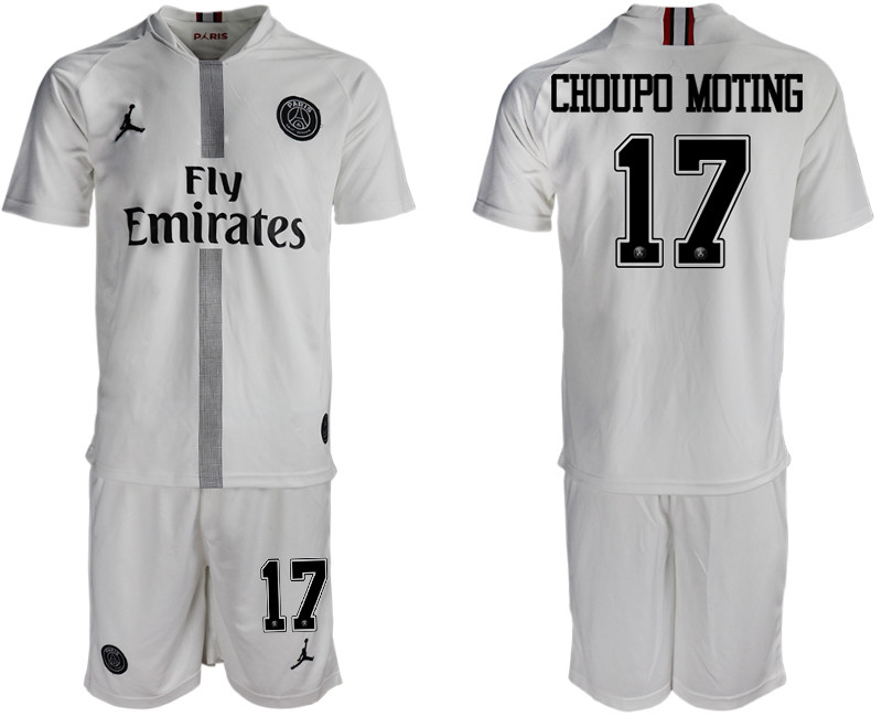 2018 19 Paris Saint Germain 17 CHOUPO MOTING Away Jordan Goalkeeper Soccer Jersey