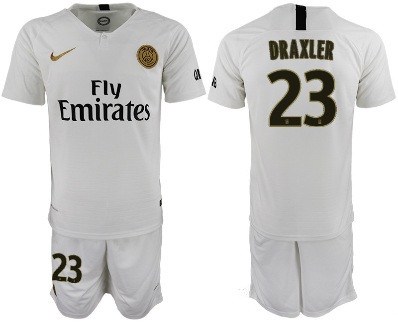 2018 19 Paris Saint Germain 23 DRAXLER Away Soccer Jersey