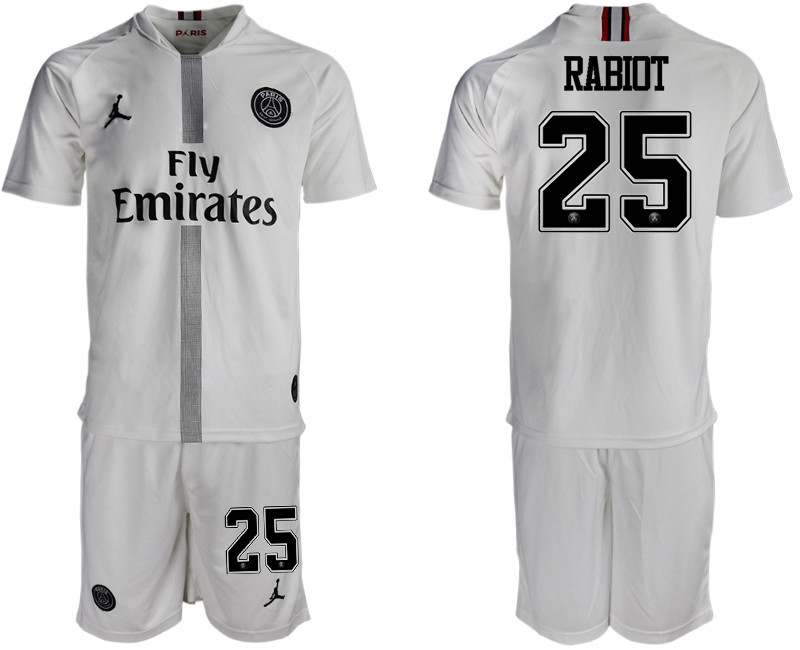 2018 19 Paris Saint Germain 25 RABIOT Away Jordan Goalkeeper Soccer Jersey