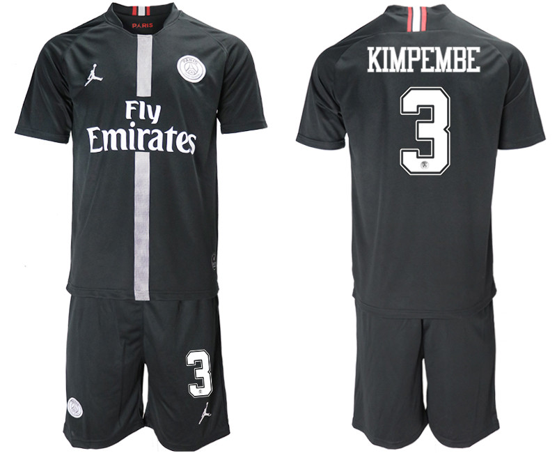 2018 19 Paris Saint Germain 3 KIMPEMBE Home Jordan Goalkeeper Soccer Jersey