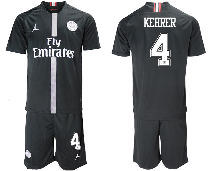 2018 19 Paris Saint Germain 4 KEHRER Home Jordan Goalkeeper Soccer Jersey