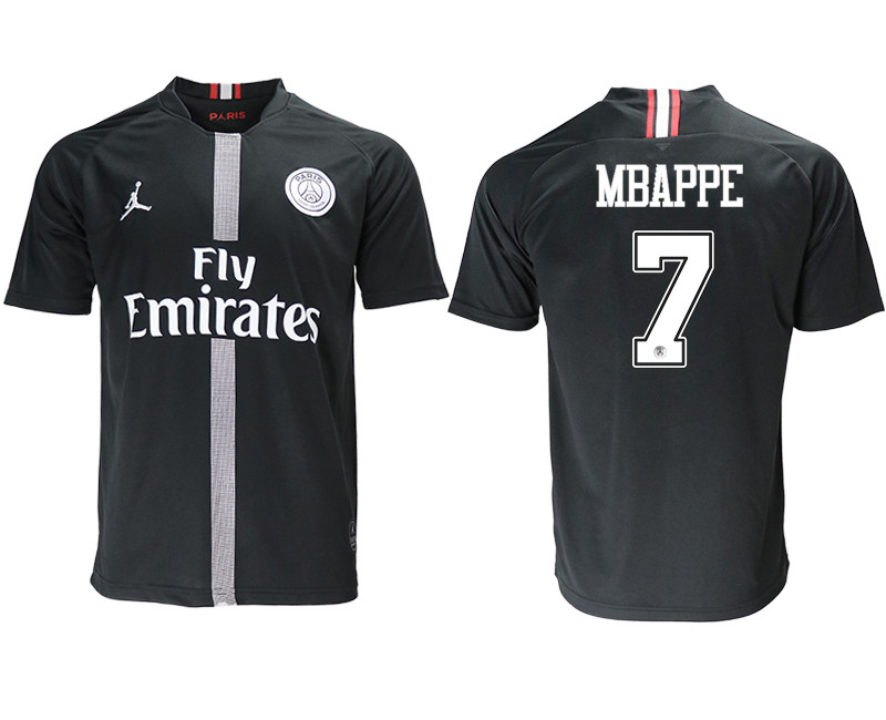 2018 19 Paris Saint Germain 7 MBAPPE Home Jordan Thailand Soccer Jersey