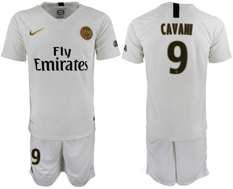 2018 19 Paris Saint Germain 9 CAVANI Away Soccer Jersey