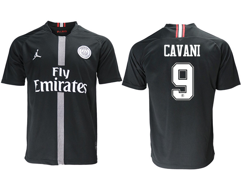 2018 19 Paris Saint Germain 9 CAVANI Home Jordan Thailand Soccer Jersey