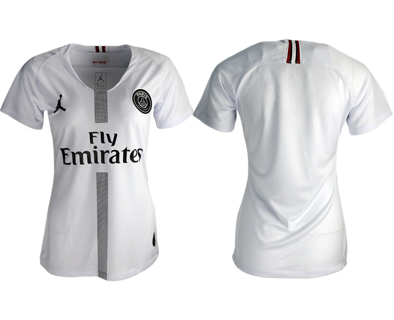 2018 19 Paris Saint Germain Away Jordan Women Soccer Jersey