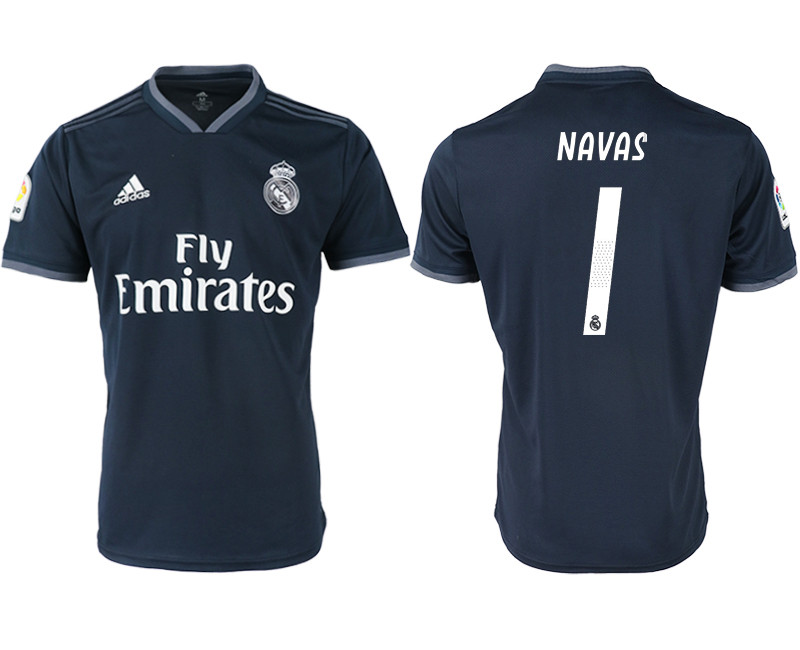 2018 19 Real Madrid 1 NAVAS Away Soccer Jersey