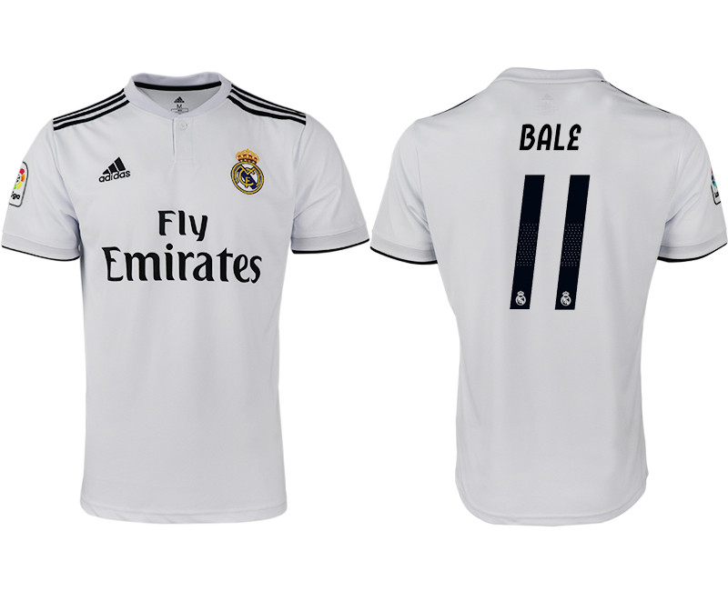 2018 19 Real Madrid 11 BALE Home Thailand Soccer Jersey